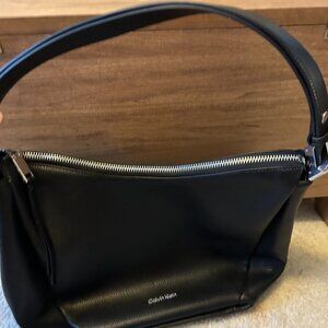 Calvin Klein Black Bucket Purse